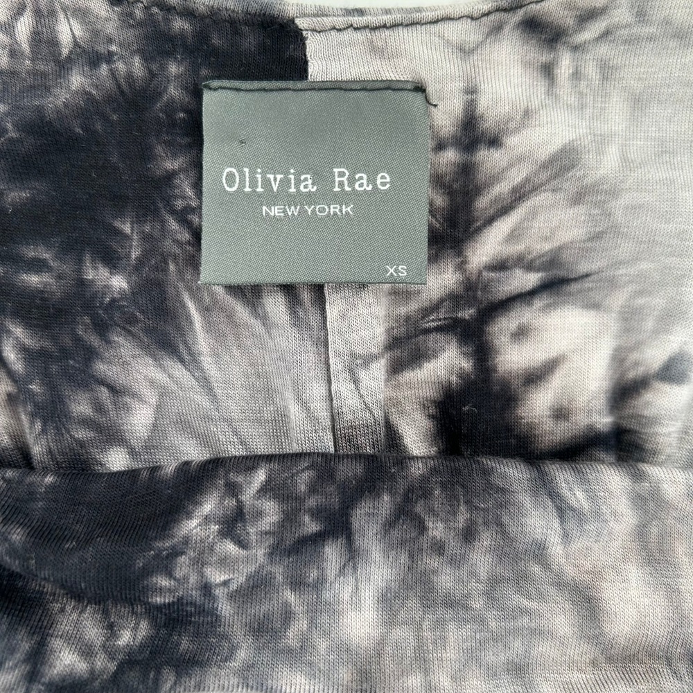 Olivia Rae Tie Dye Maxi Dress Spaghetti Strap Elastic‎ Waist Flowy Womens XS - Picture 7 of 11